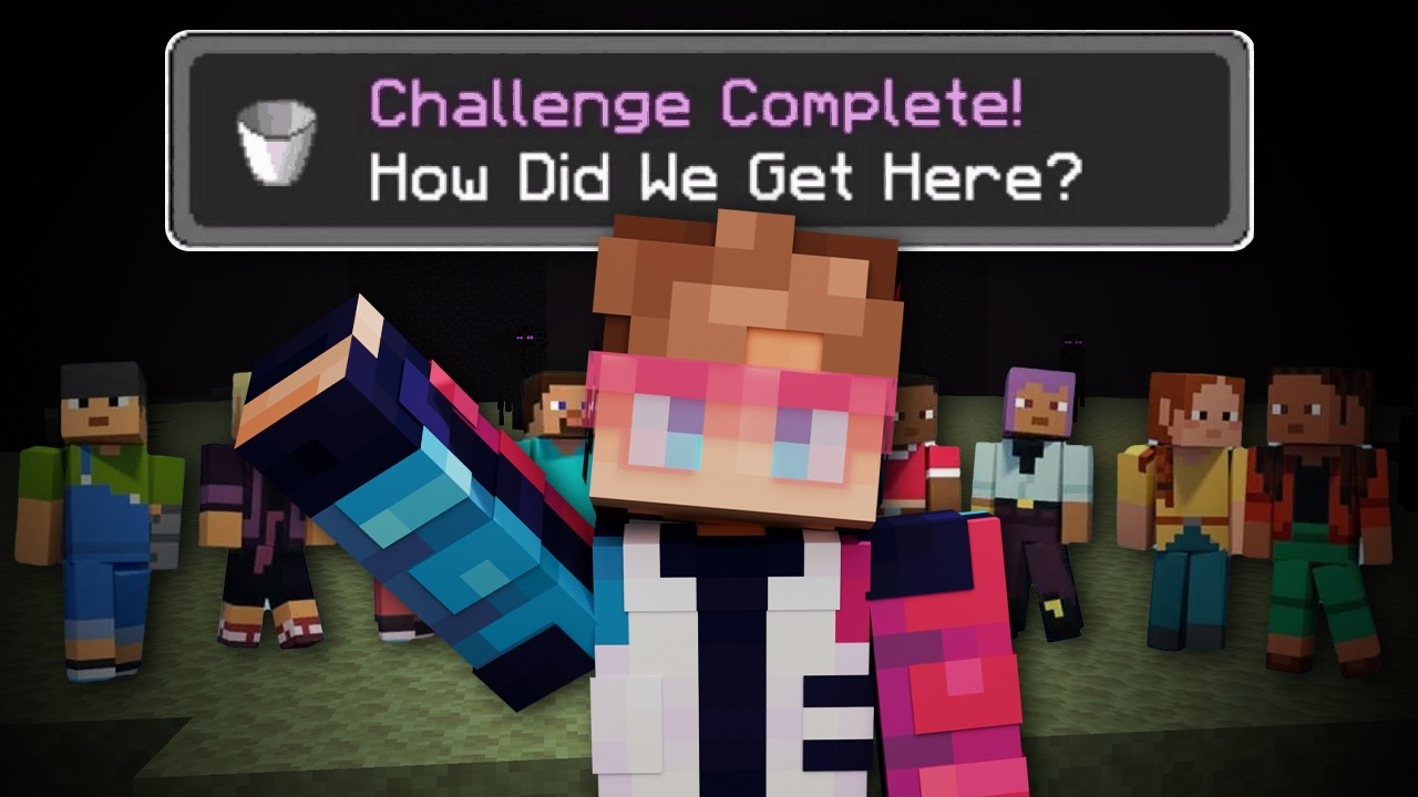 I raced all advancements against noobs