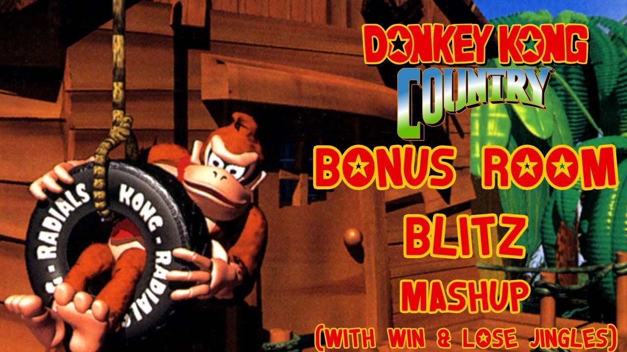 Donkey Kong Country: Bonus Room Blitz Mashup (12 Versions + Lose and Win Jingles)