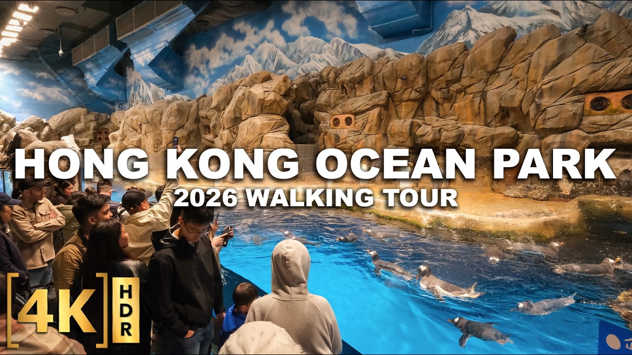 Full Tour at the LARGEST Theme Park in Hong Kong - OCEAN PARK! | Rides, Animals, and Shows Tour 2026
