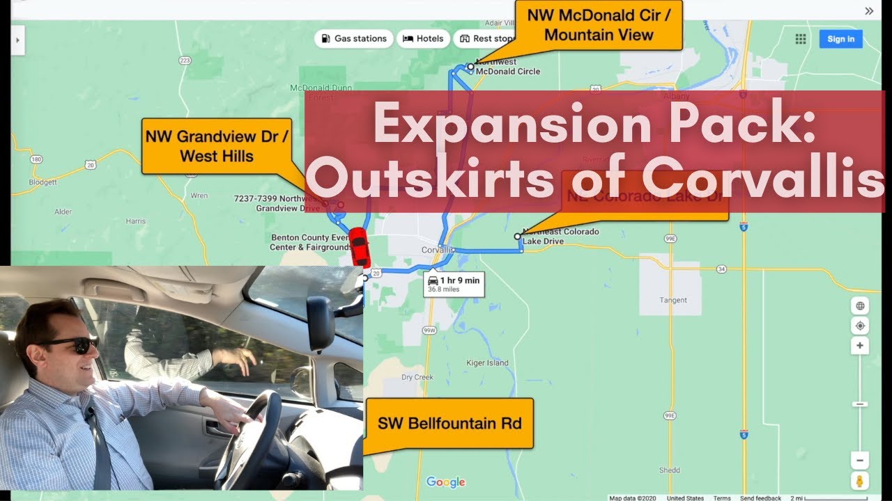 Narrated Driving Tour of Corvallis: Outskirts Expansion Pack