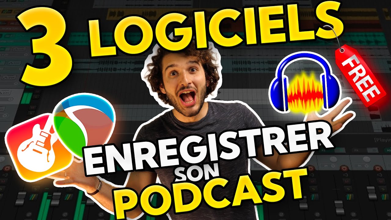 3 LOGICIELS GRATUITS pour ENREGISTRER son PODCAST [Audacity, Garageband, Reaper] - Ausha