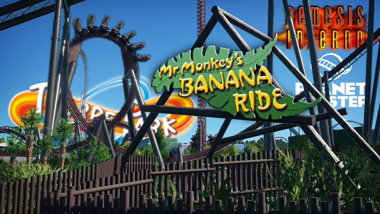 Recreating Mr Monkey's Banana Boat Ride: Planet Coaster - Thorpe Park Recreation