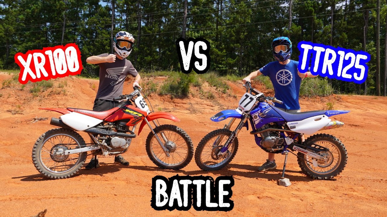XR 100 vs TTR 125 BATTLE