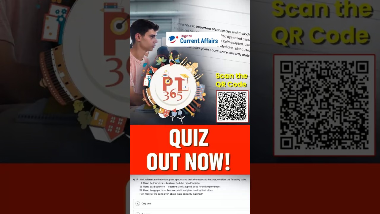 VisionIAS&rsquo;s PT365 Quiz Out Now | Test Your UPSC Current Affairs!