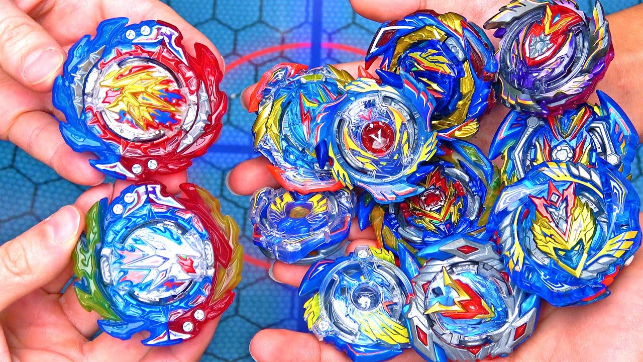 ALL VALKYRIE BEYS vs HYPERION & HELIOS | Beyblade Burst Evolution Battle