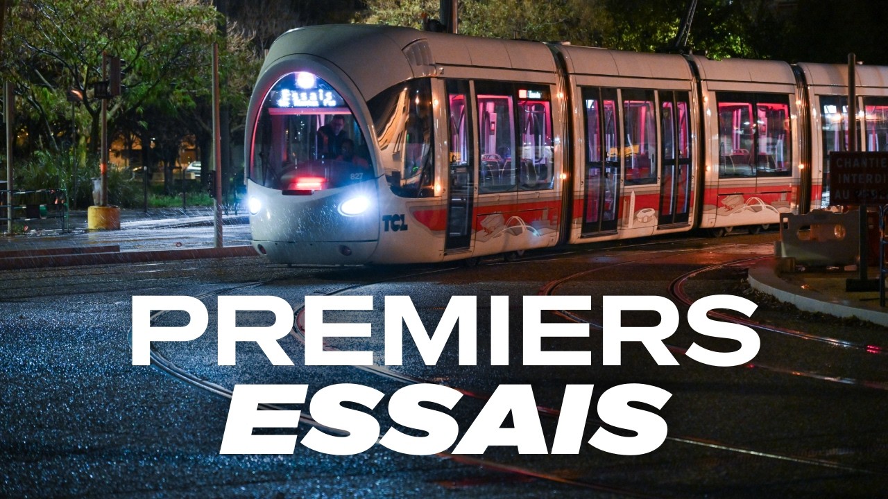 Lancement des ESSAIS pour le tramway T10