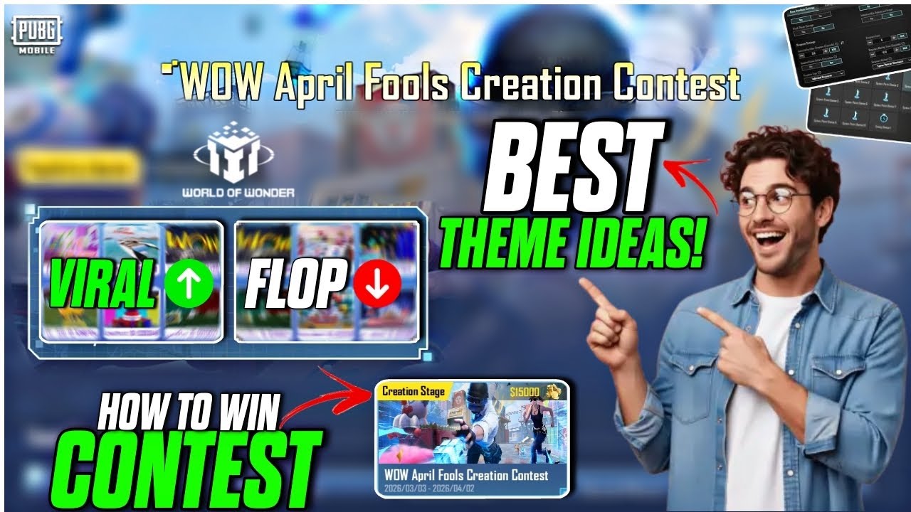 PUBG WOW April Fool Creation Contest | How To Create Map + Full Guide 