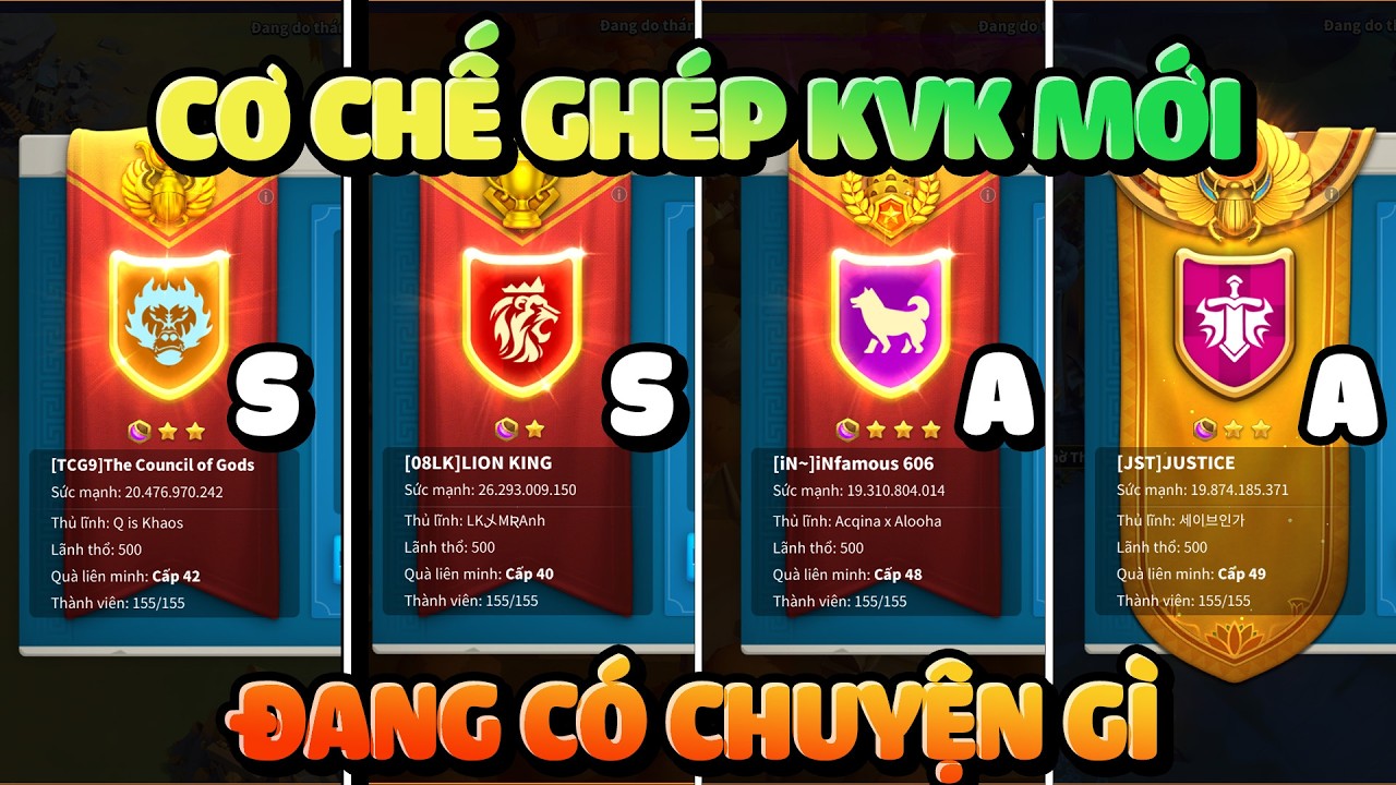 Chuyện Gì Đang Xảy Ra Với Ghép Đội KvK - Ngũ Hổ Tướng Liệu Có Thể Gạp Nhau Hell KvK Rise of Kingdoms