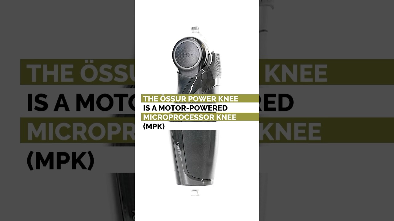 The &Ouml;ssur Power knee is the world&rsquo;s first motor-powered microprocessor #prosthetics #LimbLab #Ossur