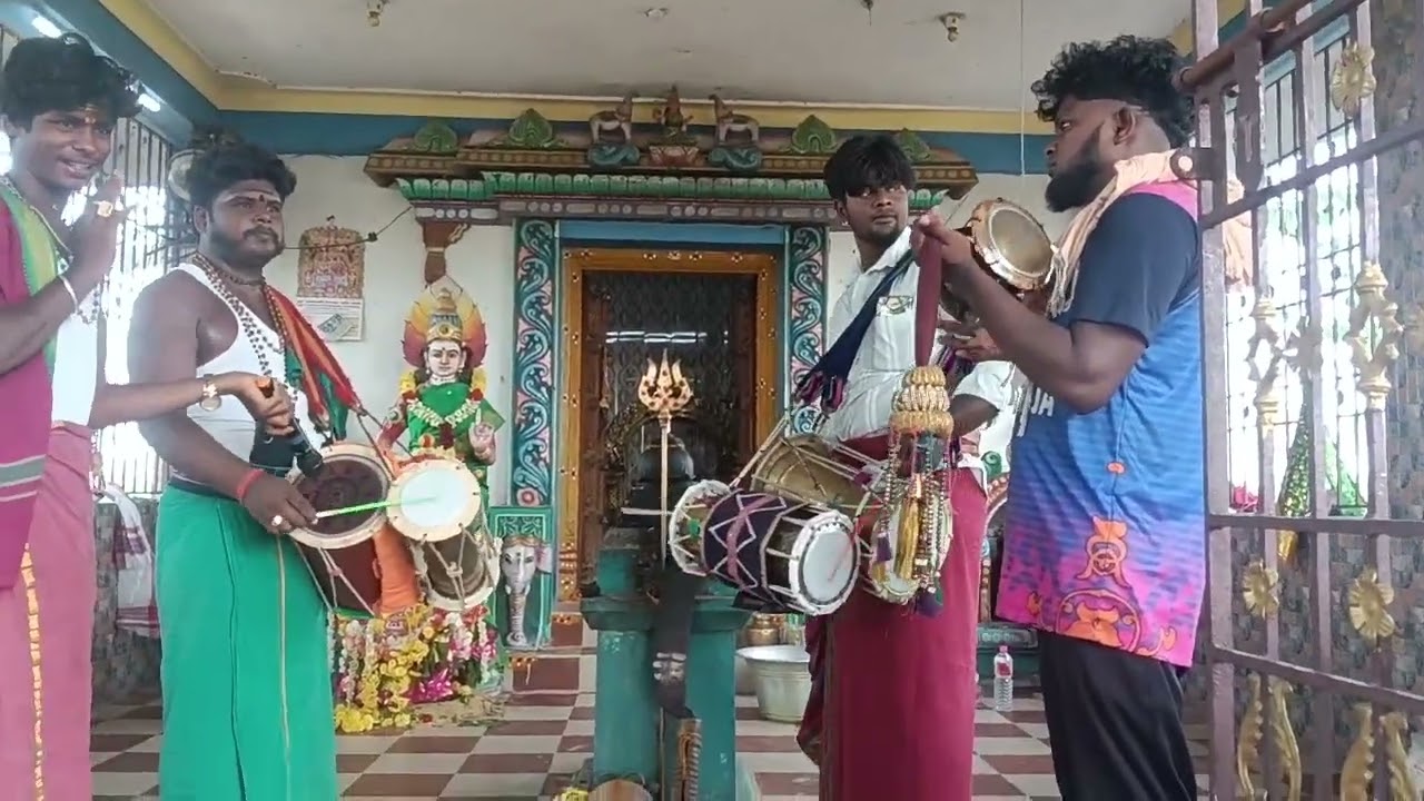 #வசுவசம்முத்தரம்  🌺தாண்தோன்றியம்மன் #ஆலயம் முன்பாக 🎧அதிரடி பம்பை #வாசிப்பு 7904534711