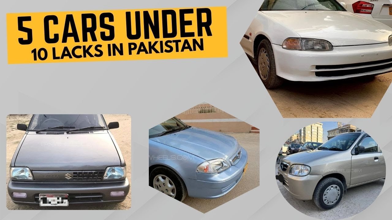 Top 5 Cars Under 10 Lakh in Pakistan 2025 | Best Family Cars | Price, Features & Review 🇵🇰