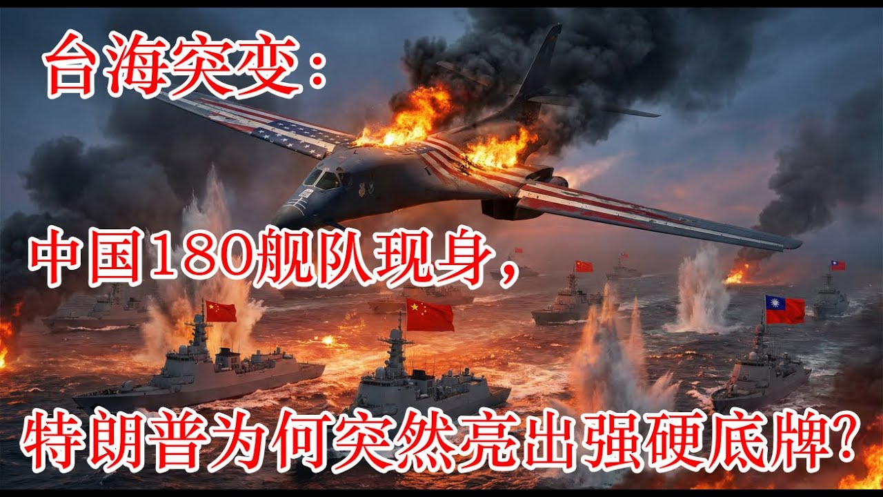 中国出动180艘军舰逼近台湾？美方强硬回应，局势骤然升温