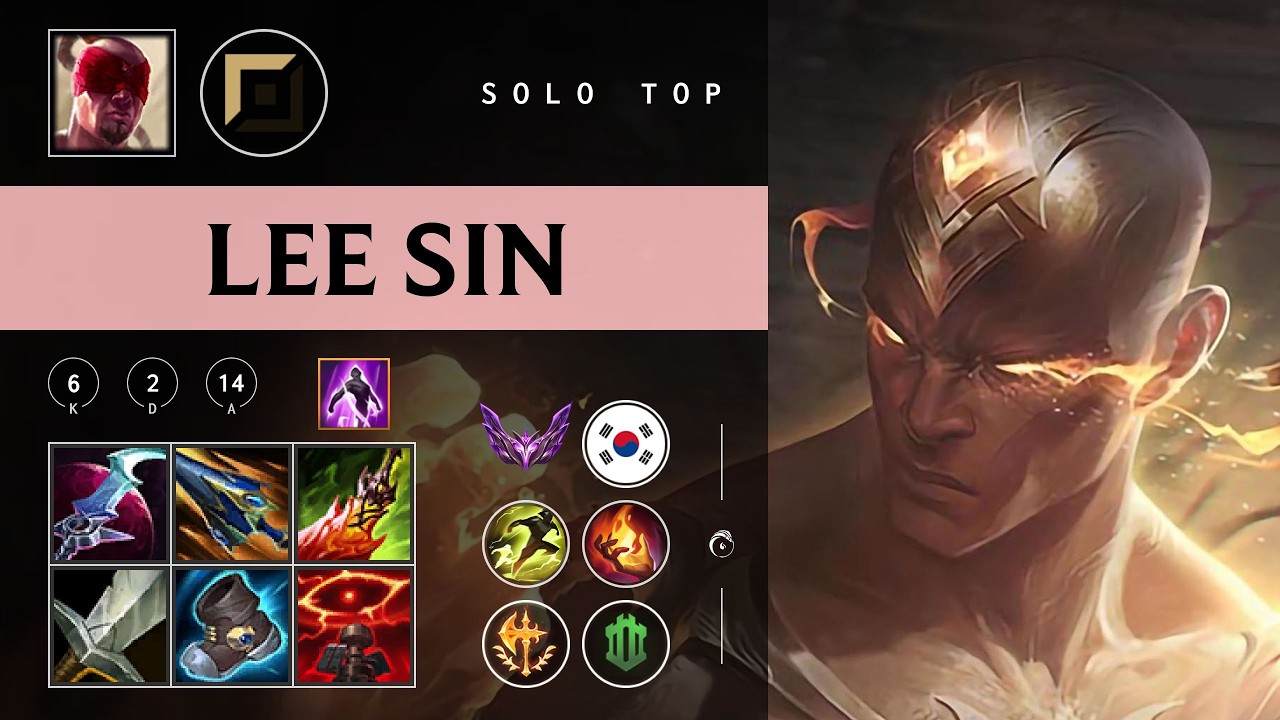 Lee Sin Top vs Maokai - KR Master Patch 26.04