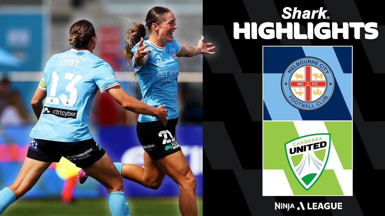 Melbourne City v Canberra United | SHARK HIGHLIGHTS | Ninja A-League 2025-26 | Round 19
