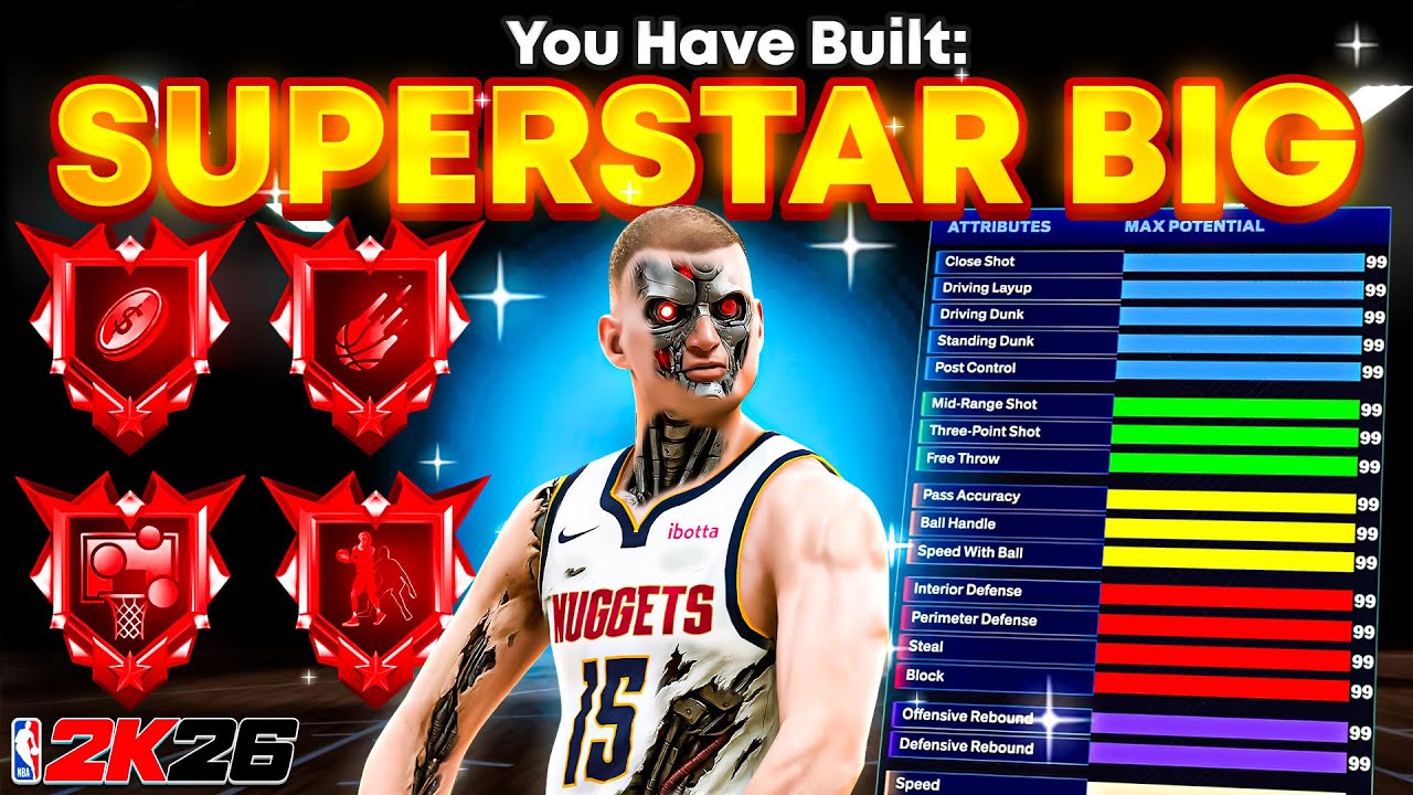 The BEST 7'0 DEMIGOD Center Build in NBA 2K26 (Zero Weaknesses + No Cap Breakers)