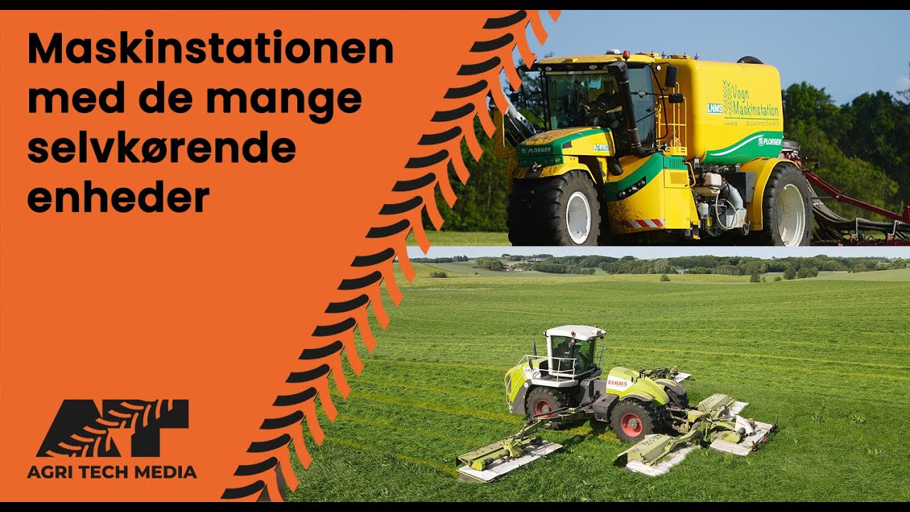 🇩🇰 Maskinstationen med de mange selvkørende enheder
