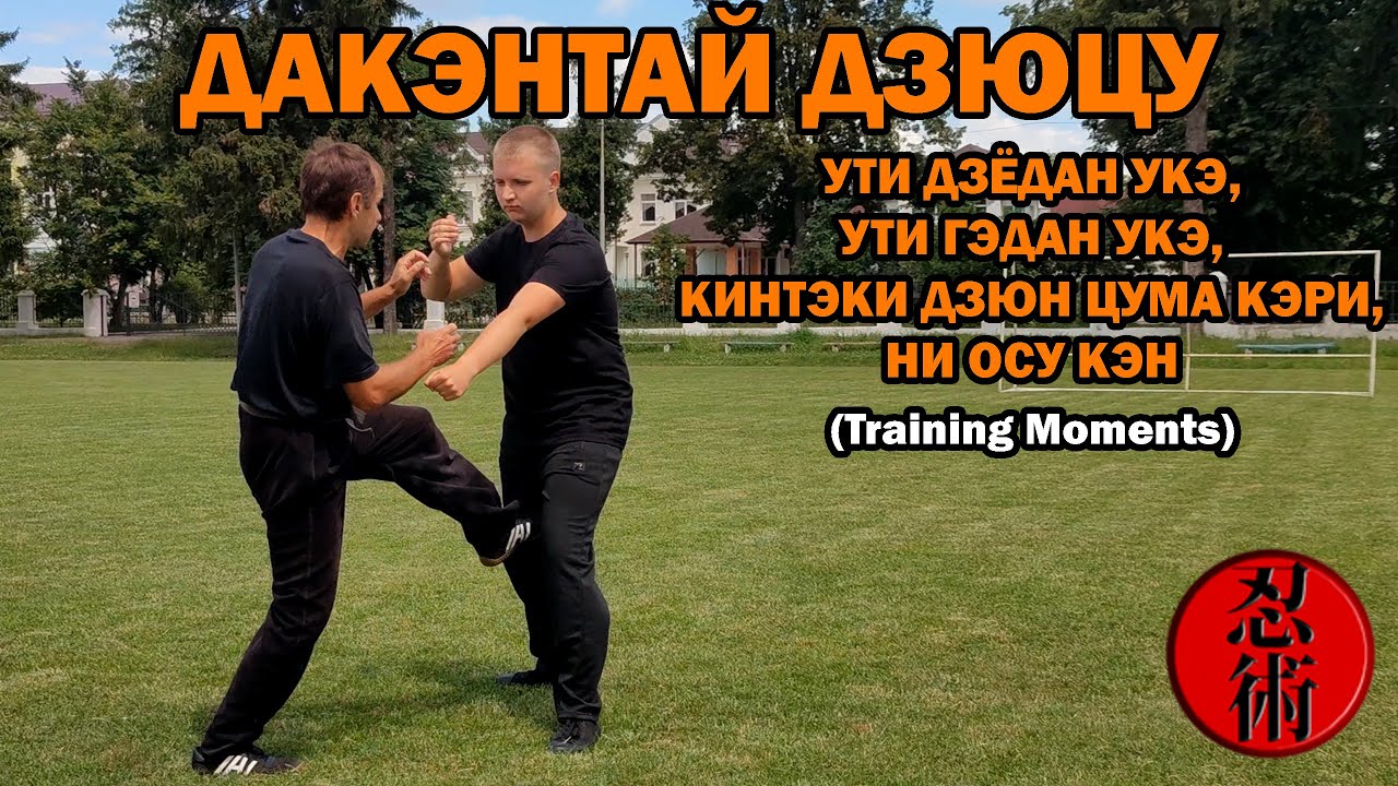 Тренировочные моменты №106 - ДАКЭНТАЙ ДЗЮЦУ: УТИ ДЗЁДАН УКЭ, УТИ ГЭДАН УКЭ, КИНТЭКИ ДЗЮН ЦУМА КЭРИ