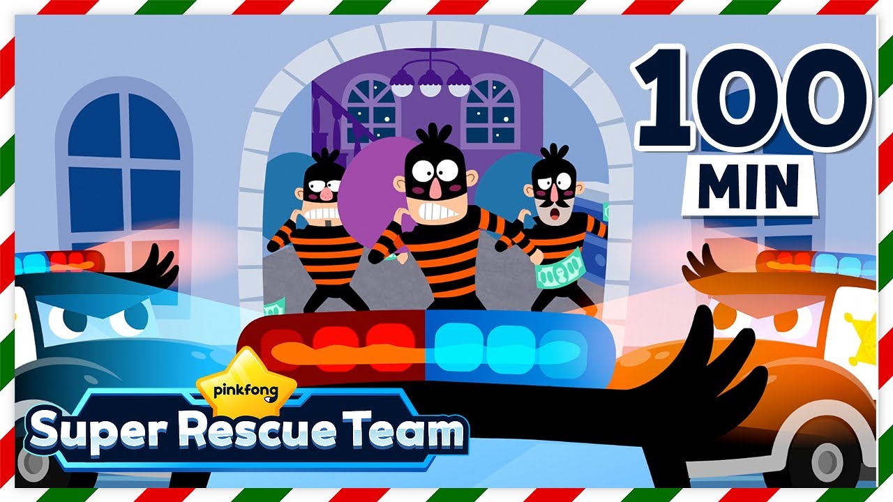 🎄Save the Christmas Gifts | Police Car Game | Let's Catch Papi Yong! | Pinkfong Super Rescue Team