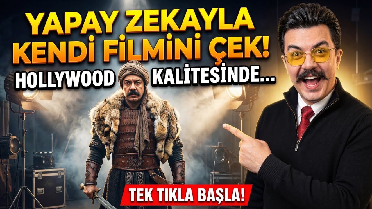 HOLLYWOOD ARTIK CEBİNİZDE! Yapay Zeka ile Kendimi Osmanlı Savaşçısı Yaptım (Higgsfield AI)