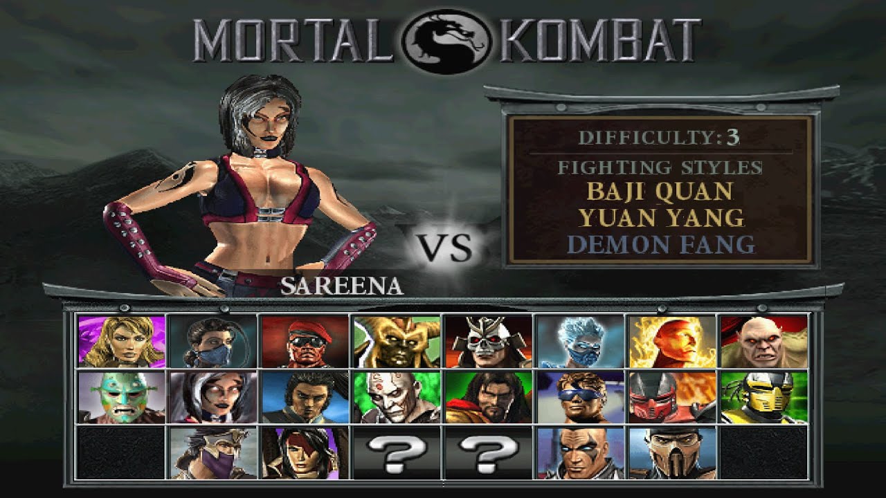 Прохождение аркадной версии Ultimate Mortal Kombat Deception с комментариями Сарины.