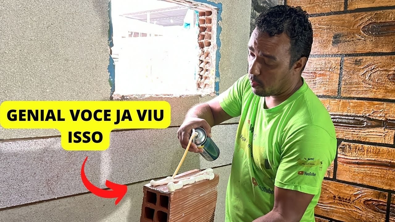 Esse Gênio descobriu a verdadeira função da ESPUMA EXPANSIVA  é algo muito útil para sua casa VEJA