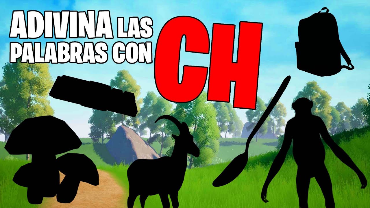 Adivina las palabras con CH | Juego de adivinanzas educativo para niños