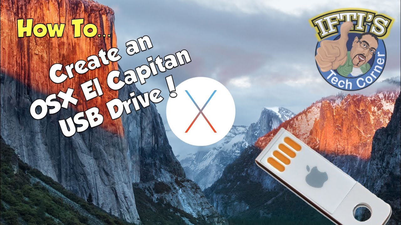 OSX 10.11 El Capitan &mdash; Как создать загрузочный USB-флеш-накопитель &mdash; РУКОВОДСТВО!