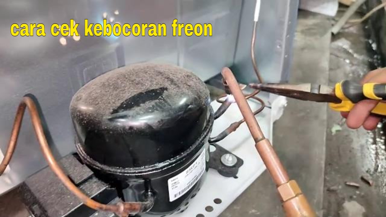 cara cek kebocoran freon pada kulkas dan cara isi freon yang benar