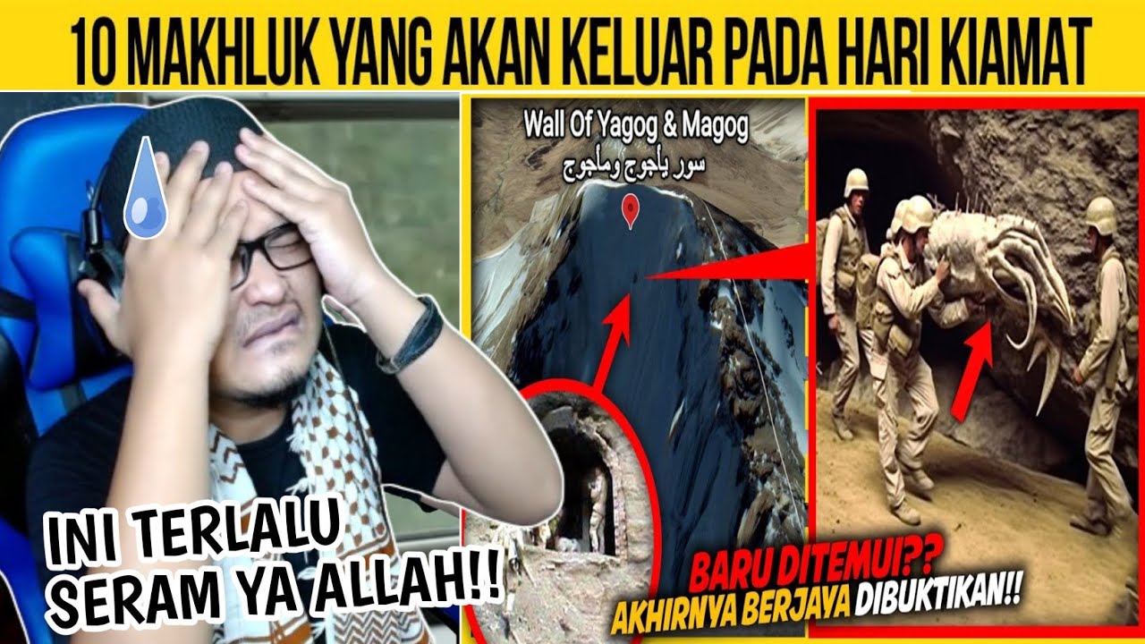JOM KITA TAUBAT REK‼️ 10 MAKHLUK YANG AKAN KELUAR PADA HARI KIAMAT BUAT SAYA MEREMANG | Wak Lonjong