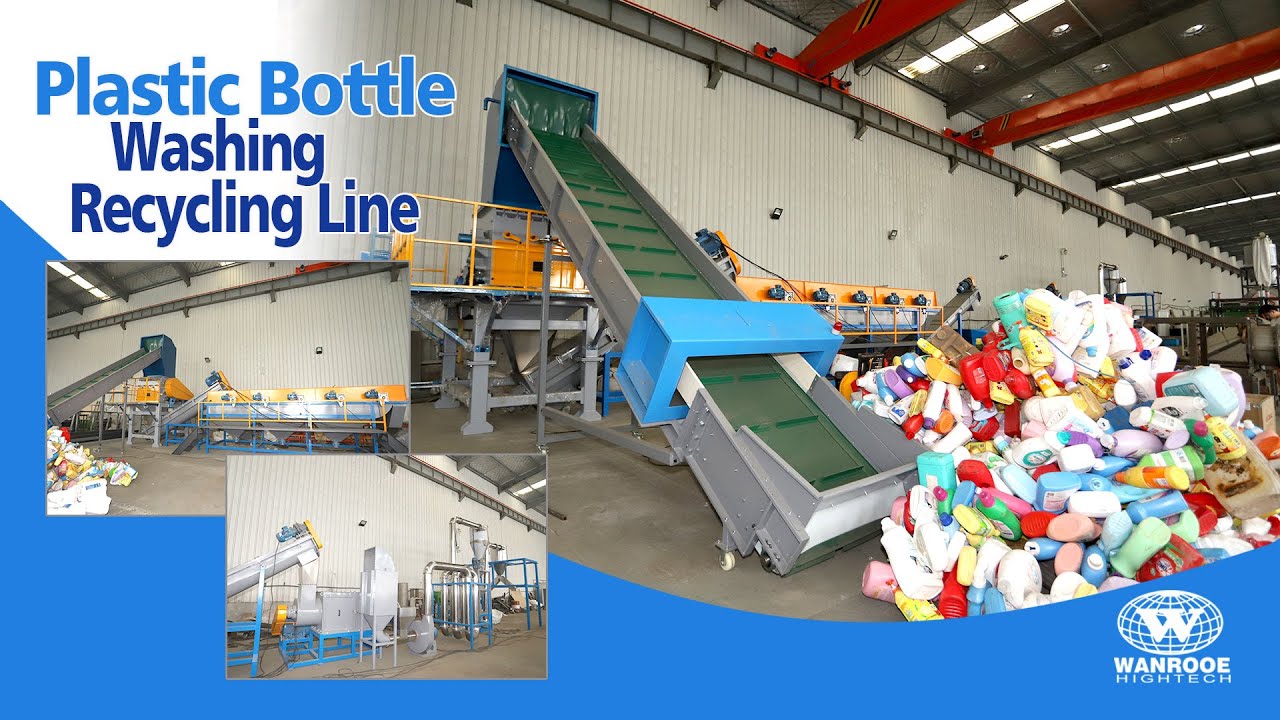Plastic PP Container Recycle Bottle Washing Line Plastic Washer tank PE Flakes Floating Washer