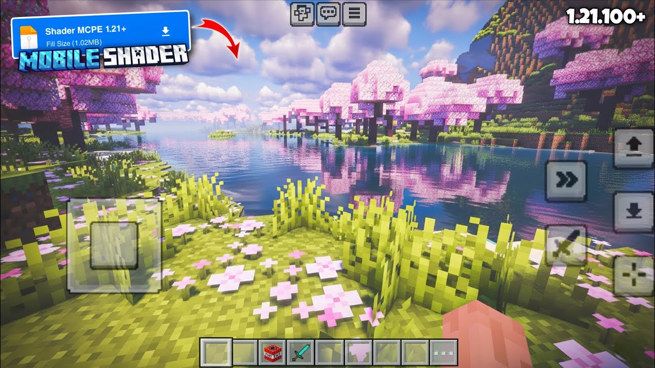 Высококачественные шейдеры MCPE 1.21+ | Шейдеры Minecraft PE 1.21.120 для всех устройств начально...