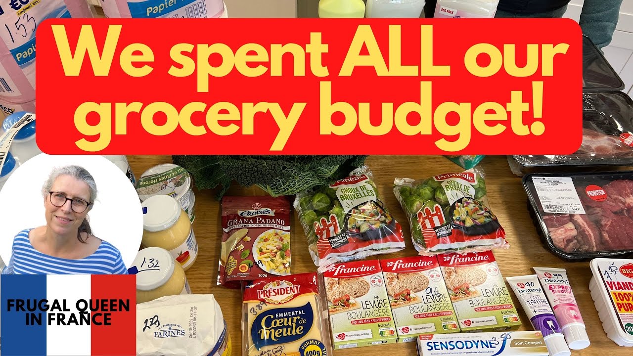 We Spent ALL Our Grocery Budget! #frugal #costoflivingcrisis #shoppinghaul