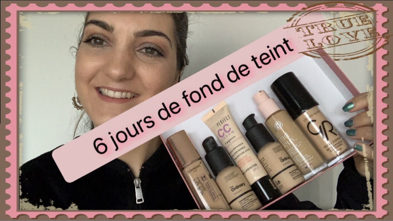 6 jours de fond de teint /Bourjois,The Ordinary,Golden rose ,Yves Rocher ...