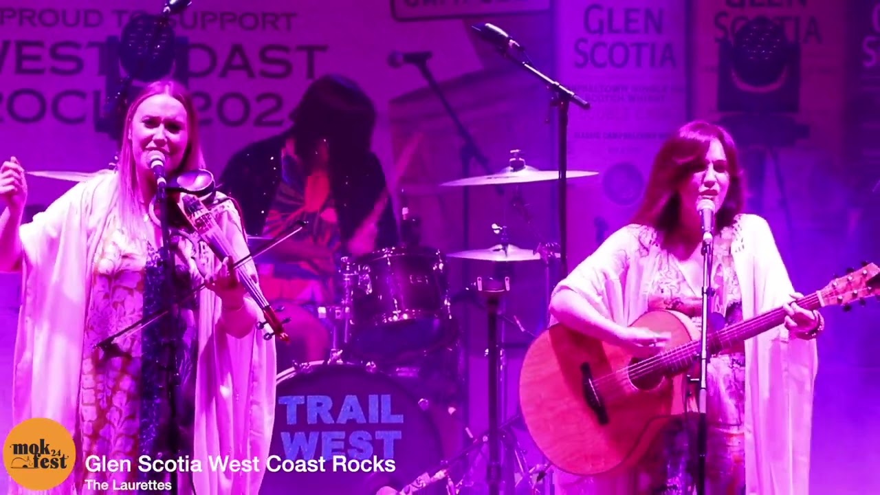 The Laurettes at the 2024 Mull of Kintyre Music Festival Glen Scotia West Coast Rocks Concert