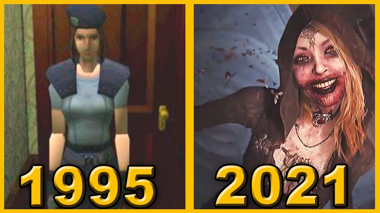 Evolution of Resident Evil Games  1995  -  2021