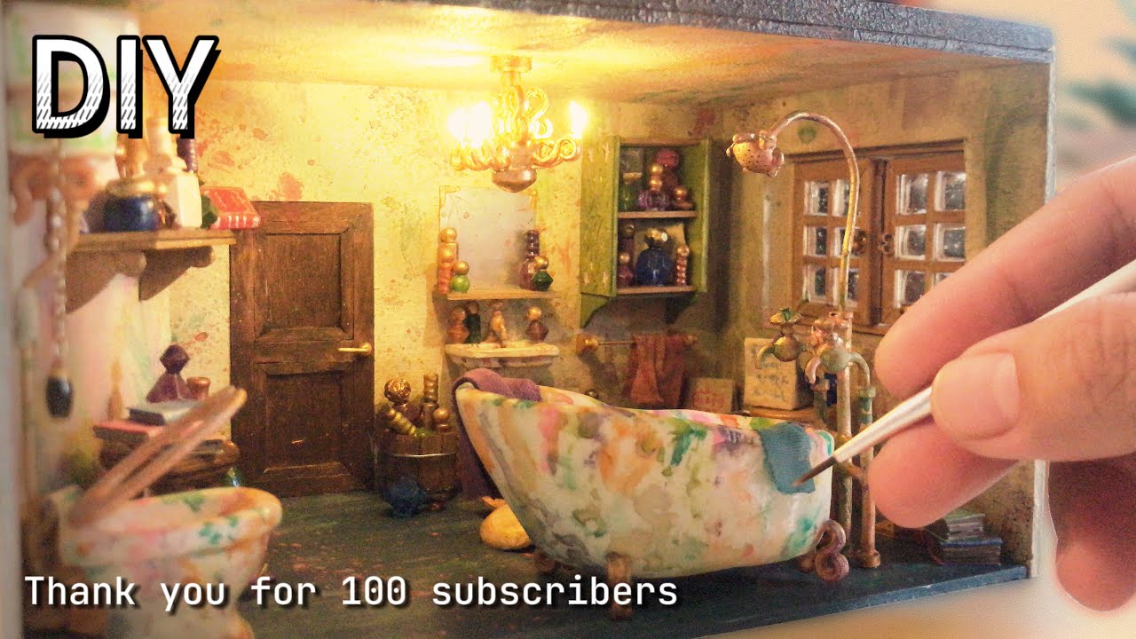 Making Howl’s Bathroom | Howl’s Moving Castle Diorama