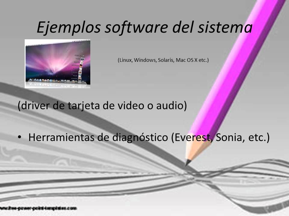 Tipos, clasificaci&oacute;n y ejemplos de software