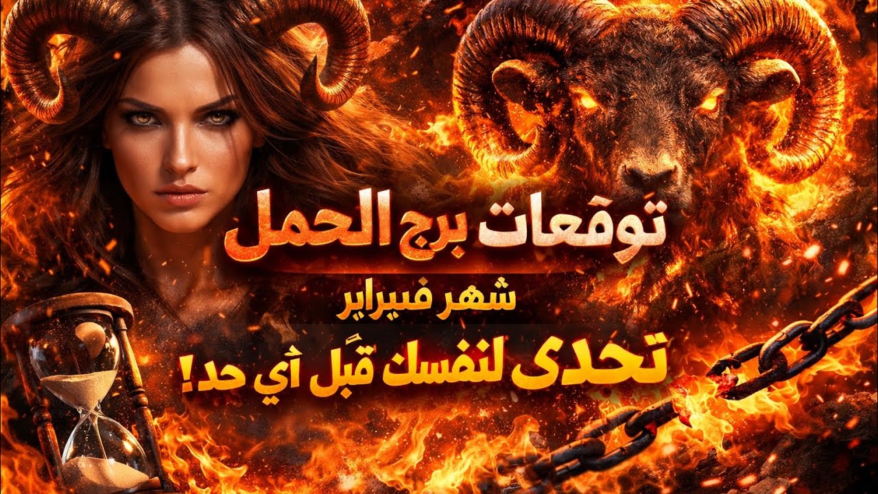 برج الحمل ♈ قراءه توقعات عامه اسبوعيه برج الحمل ♈ شهر فبراير الخميس ٢/٥الي٢/١٢♈
