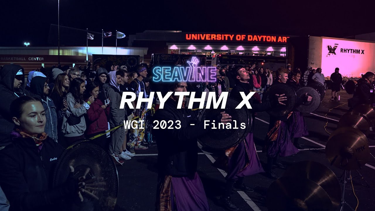 Rhythm X Plateline 2023 Multicam/ WGI Finals / In the Lot with Seavine
