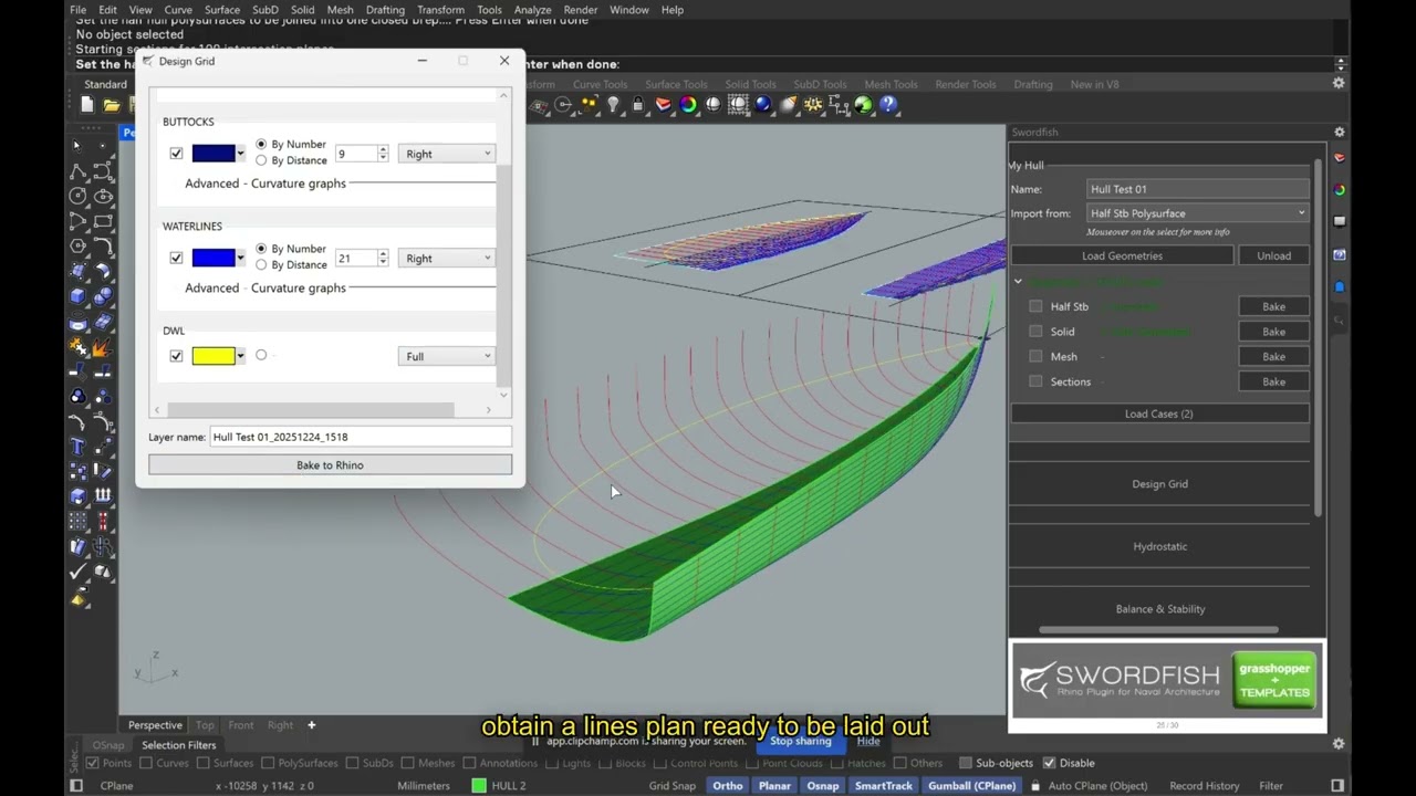 Swordfish Rhino Tutorial 01 -  Walkthrough ENG