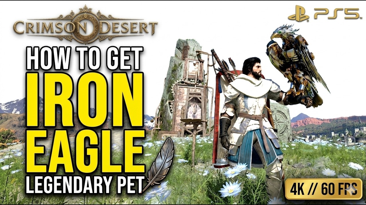 HOW TO TAME LEGENDARY MECHANICAL EAGLE/IRON EAGLE 4k PS5  #ps5 #crimsondesertgame  #ironeagle #gta6