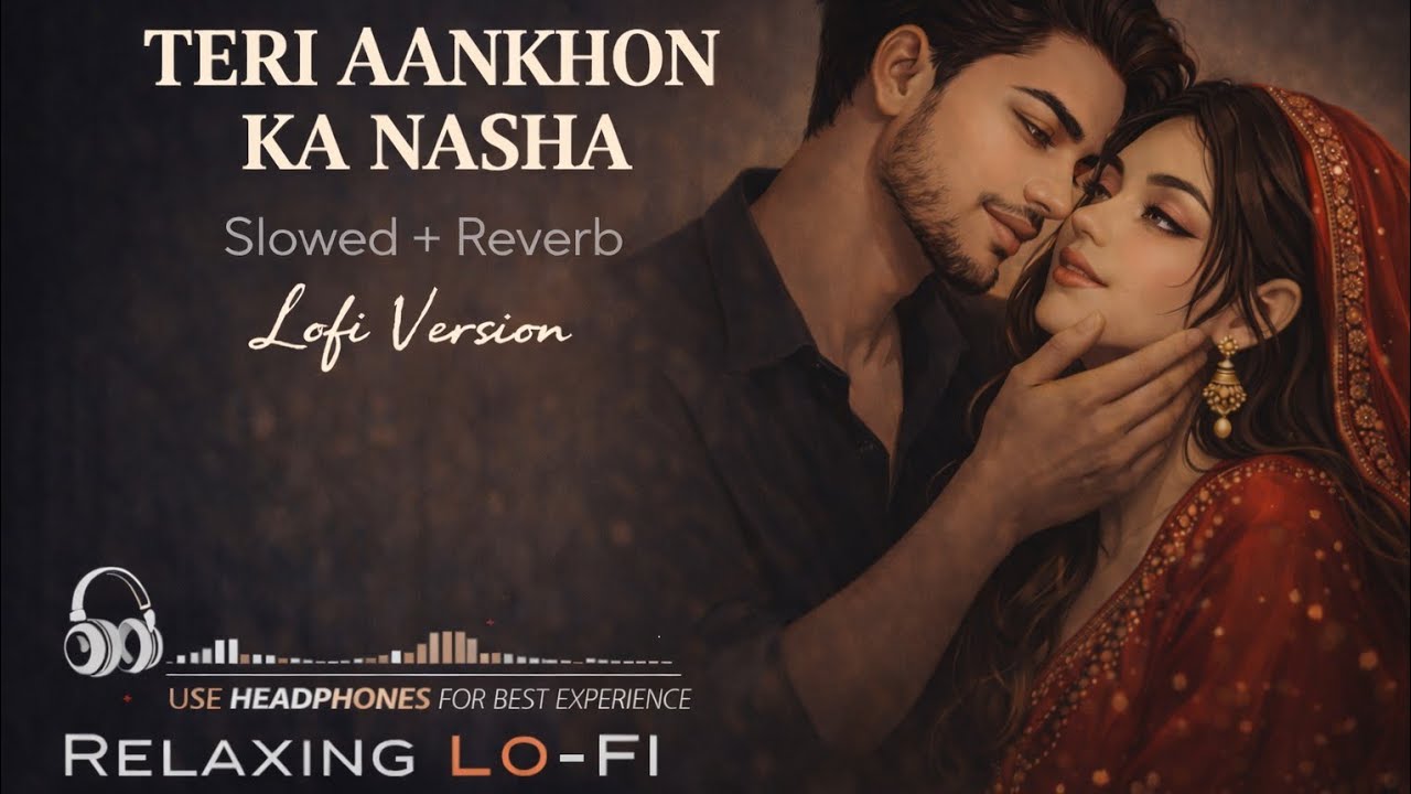 Teri Aankhon Ka Nasha 🖤 | Slowed + Reverb | Romantic Lofi Song | Use Headphones 🎧