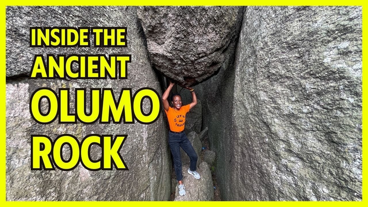 Inside Olumo Rock in Abeokuta, Ogun State, Nigeria