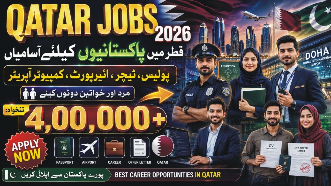 Qatar Jobs 2026 How To Apply | Qatar Airline & Airport Jobs | Qatar Police Jobs | Qatar Teacher Jobs