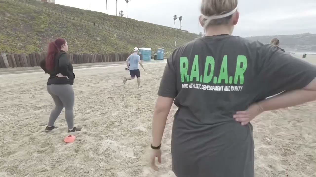 Radar Fitness beach workout