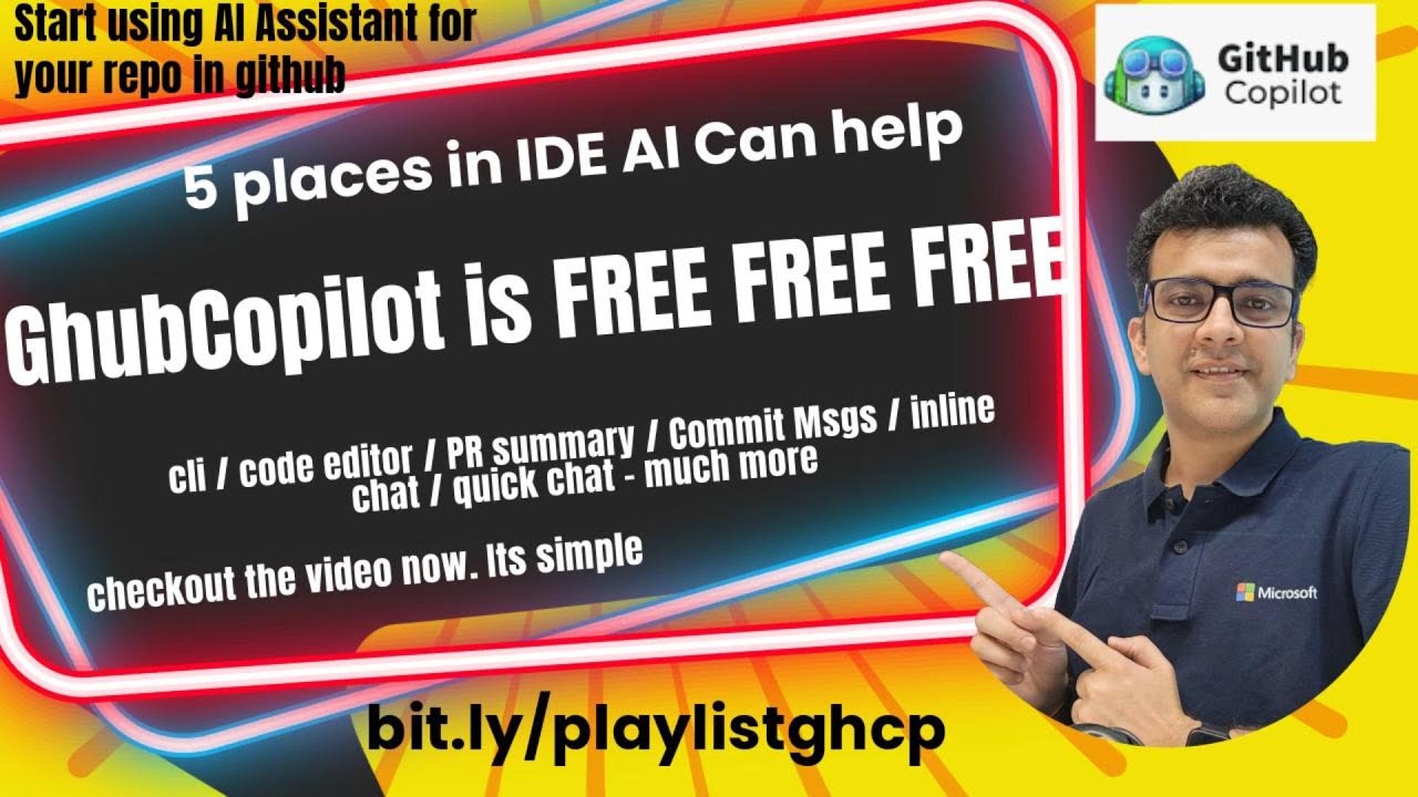 GitHub Copilot | Installation | Free | Chat with code | BeProductive | 5 places in IDE
