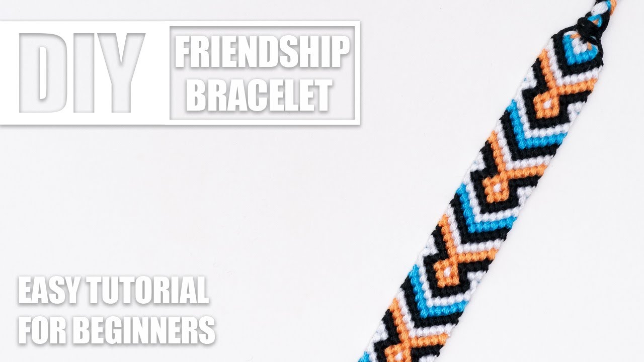 Arrow Pointed Dots V Macrame Friendship Bracelets | Easy Tutorial for Beginners