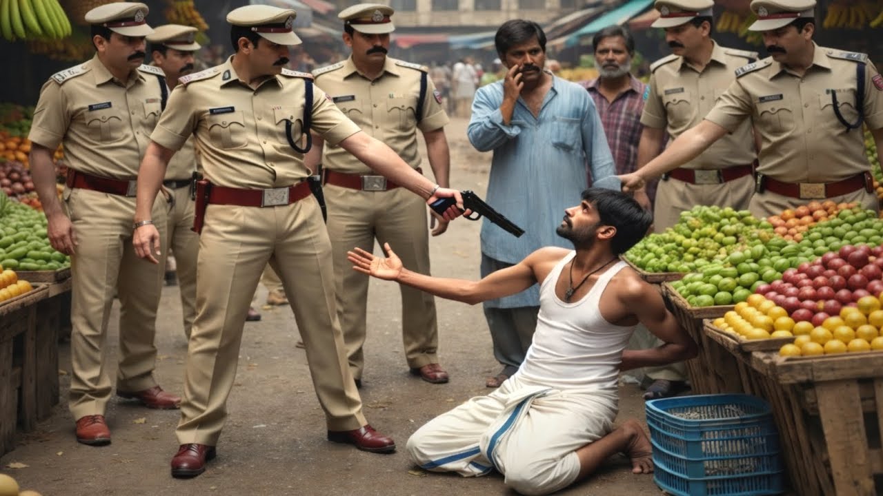 DM. साहब ग्रामीण के भेष में फल खरीद रहे थे पुलिस वालों ने थाने में बंद किया,,,