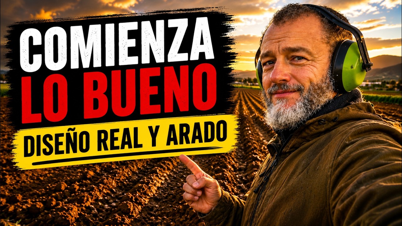 Preparando el Huerto de Cero para primavera 🌱 Diseño real, arado y planificación completa