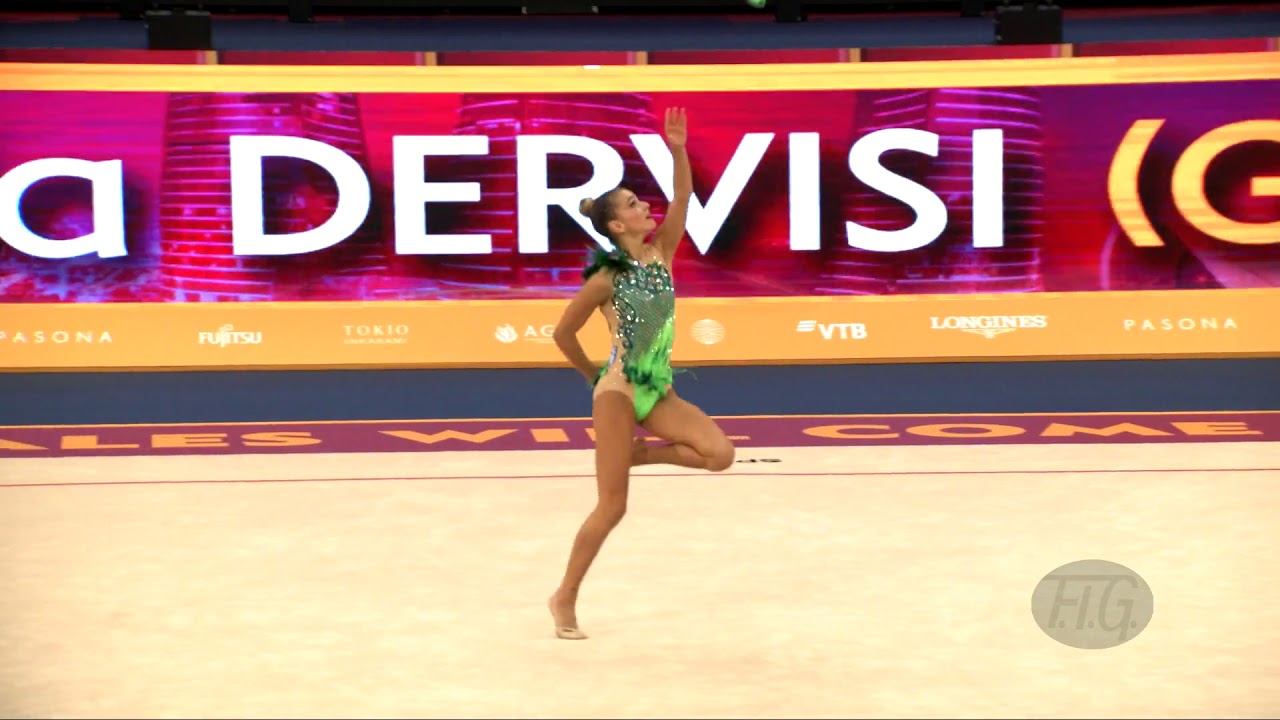 DERVISI Maria (GRE) - 2019 Rhythmic Worlds, Baku (AZE) - Qualifications Clubs